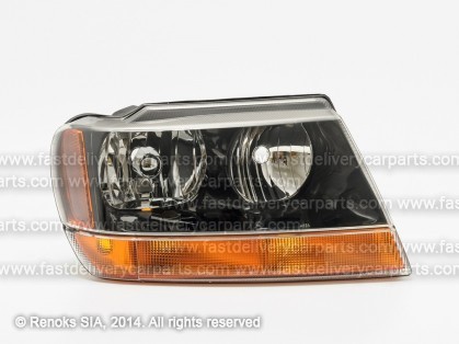 JP Grand Cherokee 99->04 head lamp LAREDO R SAE USA type TYC