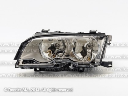 BMW 3 E46 01->05 COUPE head lamp L H7/H7 with motor TITAN bez MARELLI