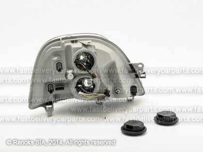 RN Master 04->10 фара L H1/H7 с моторчиком без лампочек MARELLI