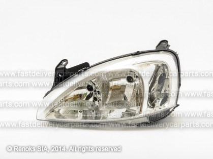 OP Corsa 00->06 head lamp L H7/H7 02->04 MARELLI
