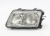 AD A3 96->00 head lamp L H1/H1 man/electrical without bulbs HELLA