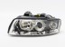 AD A4 01->04 head lamp L H7/H7 electrical without bulbs VALEO