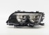 BMW 3 E46 98->01 head lamp L H7/H7 black with motor