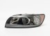 VV S40 03->07 head lamp L H7/HB3 black rim with motor DEPO