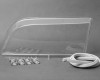 VV S40 96->00 head lamp glass L 98-> TYC