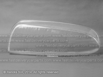 FD Fiesta 95->99 head lamp glass L