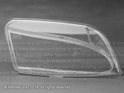 FD Galaxy 95->00 head lamp glass R DJ AUTO