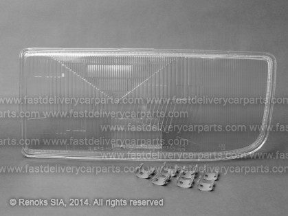 MB Actros 96->02 head lamp glass L DEPO