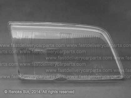 MB C W202 93->00 head lamp glass R 97->00 H1/H1/H7 DEPO