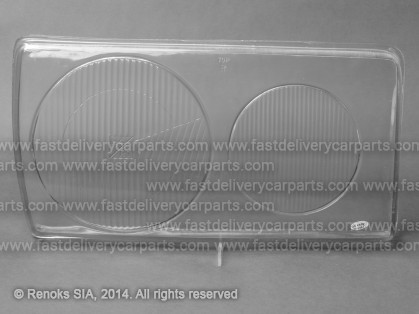 MB W123 75->85 head lamp glass ap R without 
