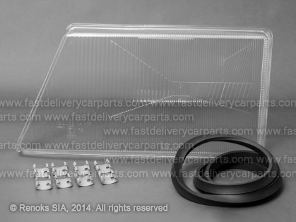 MB Sprinter 95->00 head lamp glass L TYC