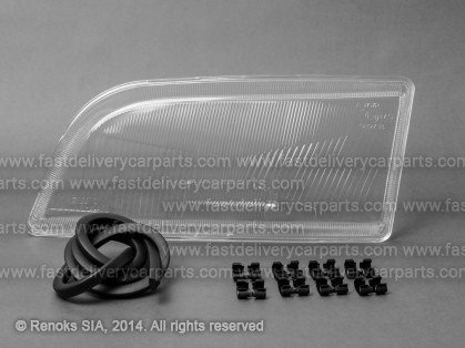 VV S40 96->00 head lamp glass L 96->98 DJ AUTO