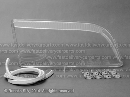 VV S40 96->00 head lamp glass R 98-> TYC
