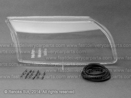 VV S80 98->06 head lamp glass R TYC