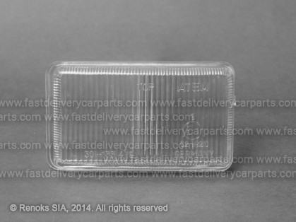 VW Passat 88->93 fog lamp glass w/o frame R