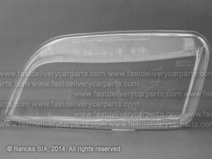 VW Sharan 95->00 head lamp glass L DJ AUTO