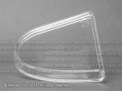 VW Sharan 95->00 fog lamp glass w/o frame R