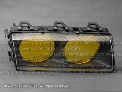 BMW 3 E36 91->98 head lamp glass R 91->94 BOSCH yellow