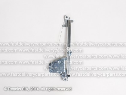 SAAB 95 97->05 loga pacēlāja mehānisms aizmugures L bez motoriņa