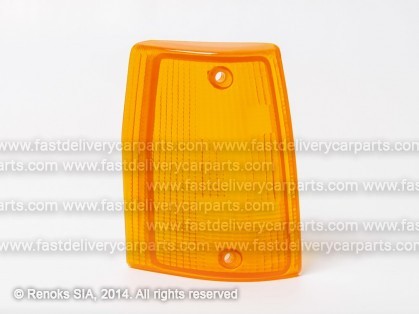 FT Uno 83->02 corner lamp glass yellow R 83->89