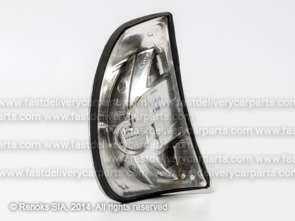 MB W123 75->85 corner lamp white L TYC