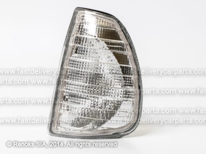 MB W123 75->85 corner lamp white L TYC