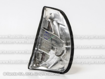 MB W123 75->85 corner lamp white R TYC