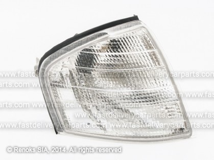 MB C W202 93->00 corner lamp white R with bulb holder TYC