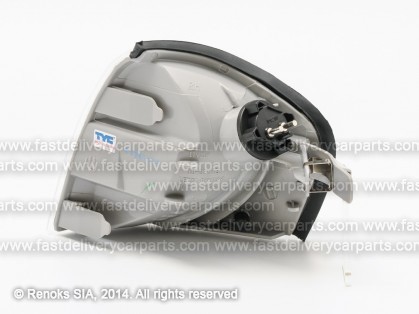 MB C W202 93->00 corner lamp white R with bulb holder TYC