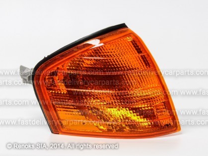 MB C W202 93->00 corner lamp yellow R with bulb holder TYC