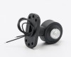 Gabarītlukturis uz kājas 65mm LED L sarkans/balts