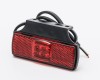 Gabarītlukturis universāls sarkans ar kronšteinu 97x30x12 12V LED