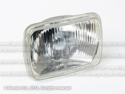 Headlight universal 198X140 H4+parking lamp 100-1102