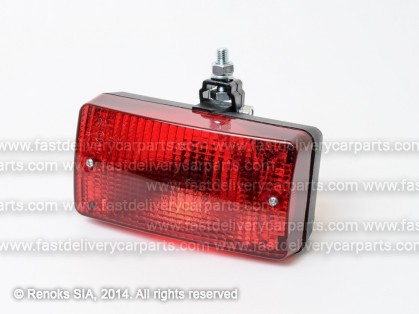 Fog lamp rear 140X75 with bracket