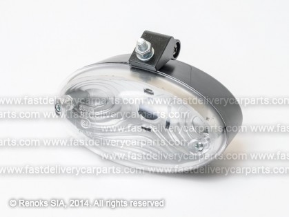 Reversing lamp 120X65 oval with bracket