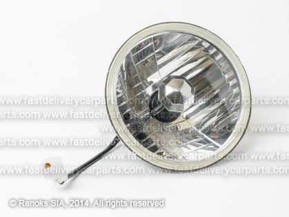 Headlight universal 178mm H4+parking lamp