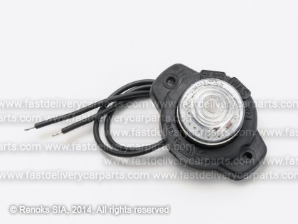 Габарит универсальный с кронштэйном круглый красный LED 12/24V