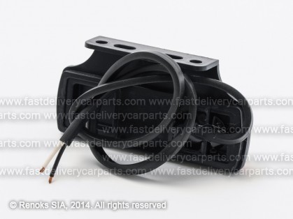 Gabarītlukturis universāls sarkans ar kronšteinu 97x30x12 12V LED