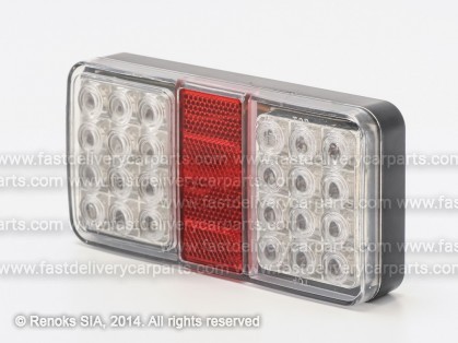 Aizmugures lukturis universāls 149X74X26 L=R 12V LED