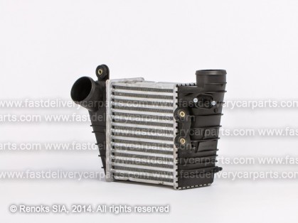 SK Octavia 97->00 радиатор интеркулера 1.8T/1.9TDi 183X193X85 RA96847 (смотреть VW Golf 98->)