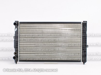 AD A4 95->99 радиатор 1.6/1.8-20V/1.8T/1.9D-TDi 637X395 VALEO