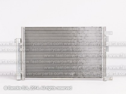 AF 156 97->03 condenser 558X338X16 with integrated receiver dryer 1.6/1.8/2.0/2.5/1.9D/2.4D