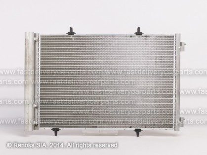 CT C3 05->10 condenser 555X360X16 with integrated receiver dryer 1.6D SRLine