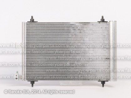 CT Xsara 00->05 радиатор кондиционера 565X360X16 с встроенным осушителем 1.4/1.6/2.0/1.4D/1.9D/2.0D SRLine