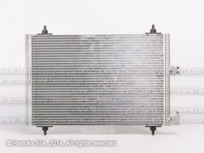 CT Xsara 00->05 condenser 565X360X16 with integrated receiver dryer 1.4/1.6/2.0/1.4D/1.9D/2.0D SRLine