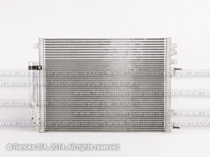CH 300C 05->11 condenser 640X455X20 with integrated receiver dryer with integral oil cooler 2.7/3.5/5.7/6.1