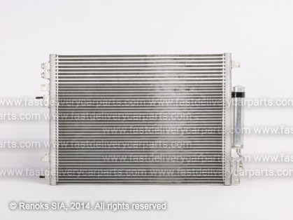 CH 300C 05->11 condenser 640X455X20 with integrated receiver dryer with integral oil cooler 2.7/3.5/5.7/6.1