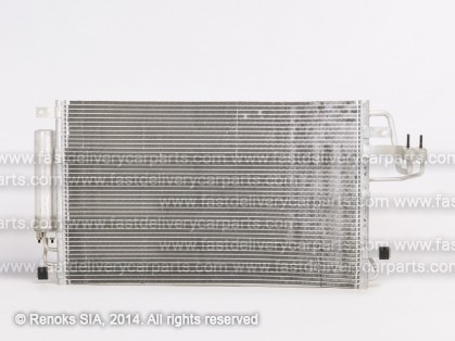 HY Tucson 04->09 condenser 630X370X16 with receiver dryer 2.0/2.7/2.0D SRLine