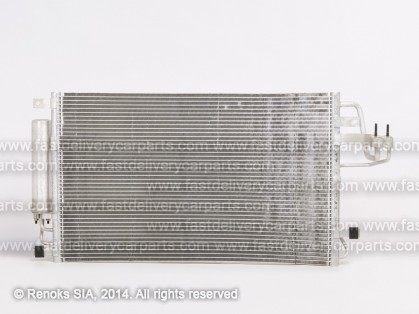 HY Tucson 04->09 radiators KOND 630X370X16 ar sausinātāju 2.0/2.7/2.0D SRLine