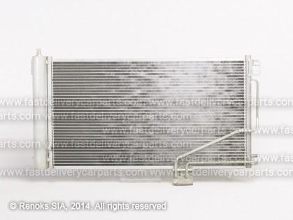 MB C W203 00->07 condenser 695X367X17 with integrated receiver dryer 1.8/2.0/2.6/3.2/3.5/5.0/5.4/2.1D